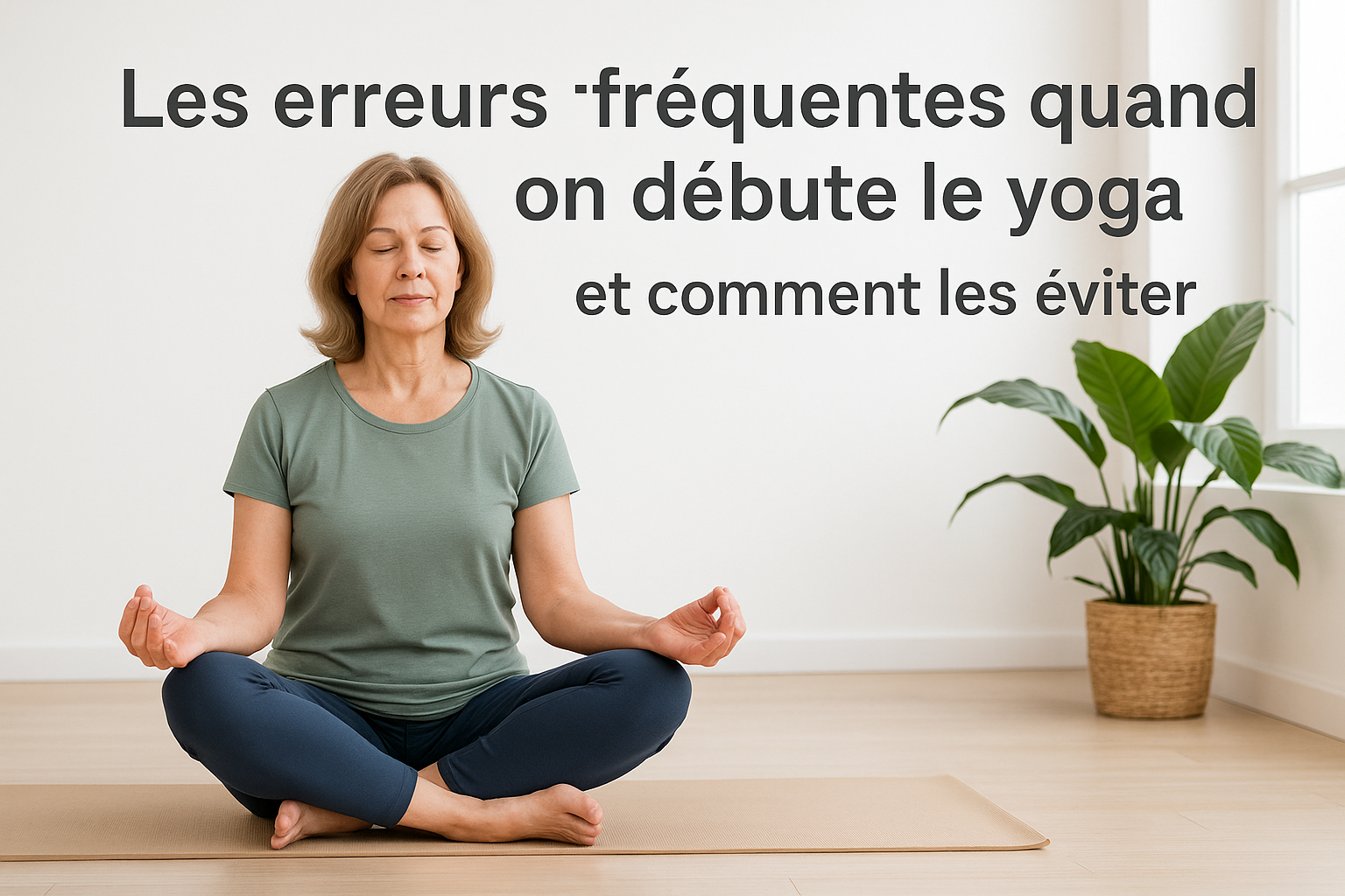 erreurs fréquentes débutant yoga